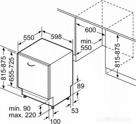 Посудомоечная машина Bosch Series 6 SMV6EMX75Q