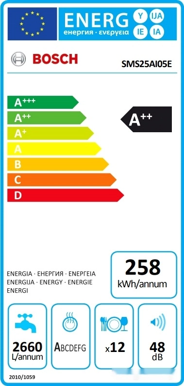 Посудомоечная машина Bosch SMS25AI05E