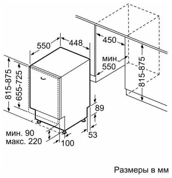 Посудомоечная машина Bosch SRV2IMX1BR