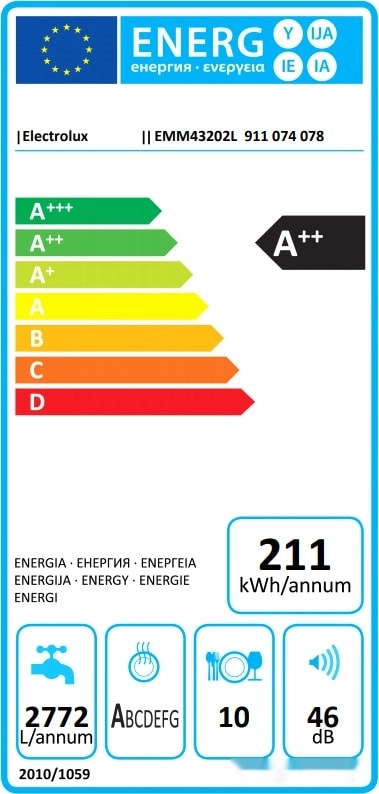 Посудомоечная машина Electrolux EMM43202L