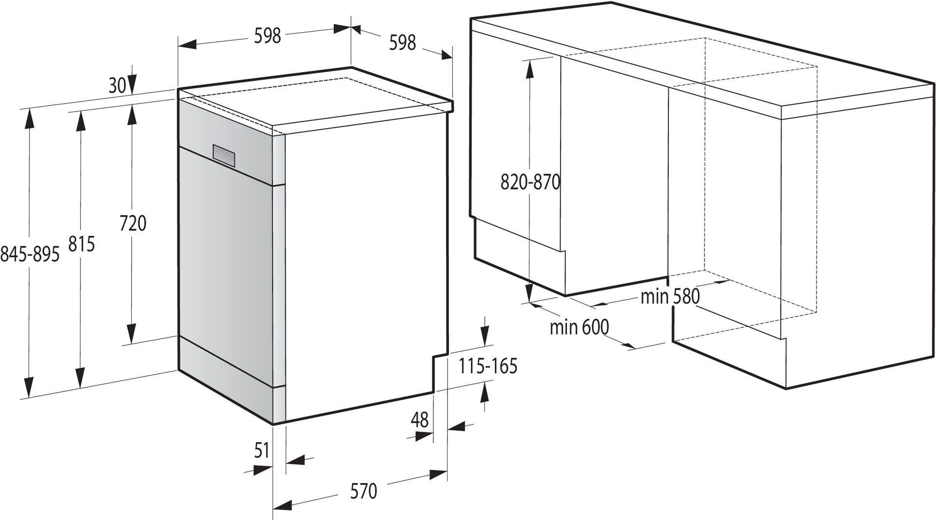 Посудомоечная машина Gorenje GS620C10S