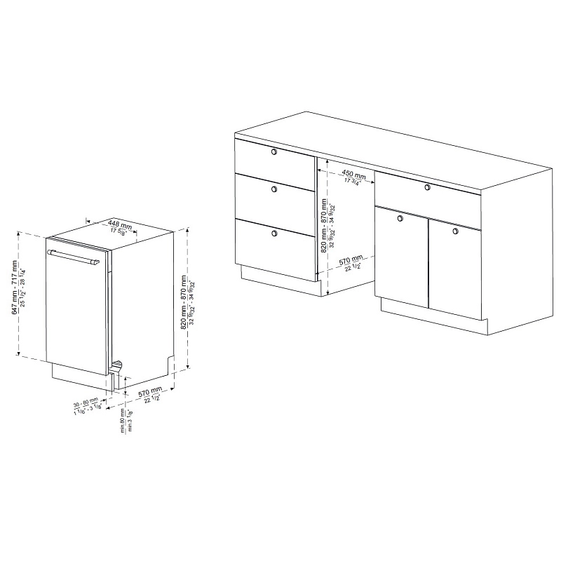 Посудомоечная машина Korting KDI 45898 I