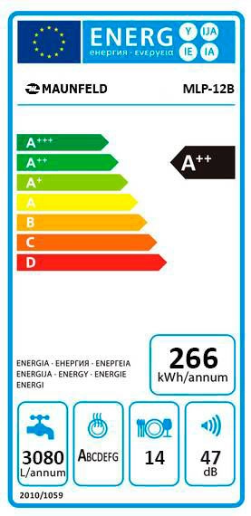 Посудомоечная машина Maunfeld MLP-12B