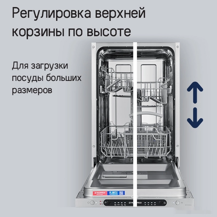 Встраиваемая посудомоечная машина Maunfeld MLP4249G02