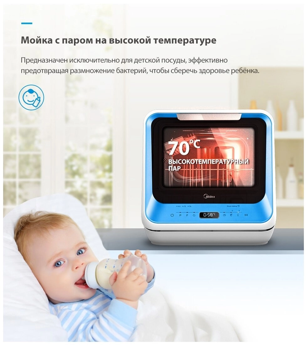 Забирай посудомоечная машина Midea Mini-i MCFD42900BL смотри видео