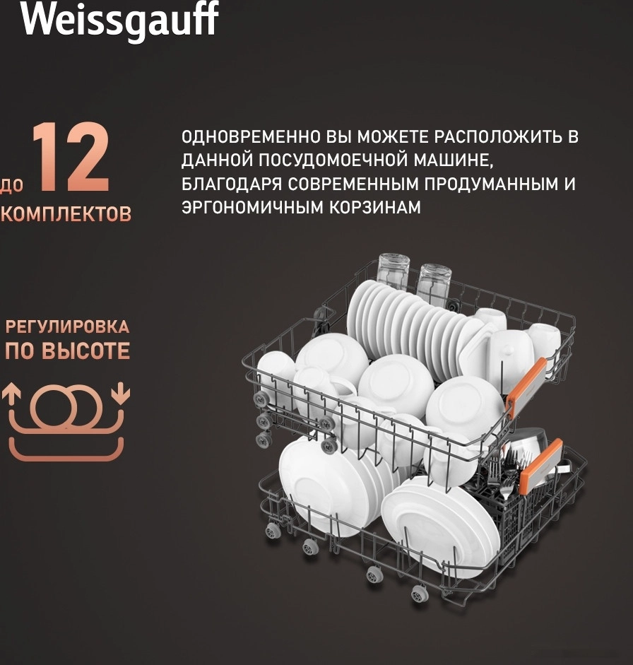 Посудомоечная машина Weissgauff BDW 6025 Infolight