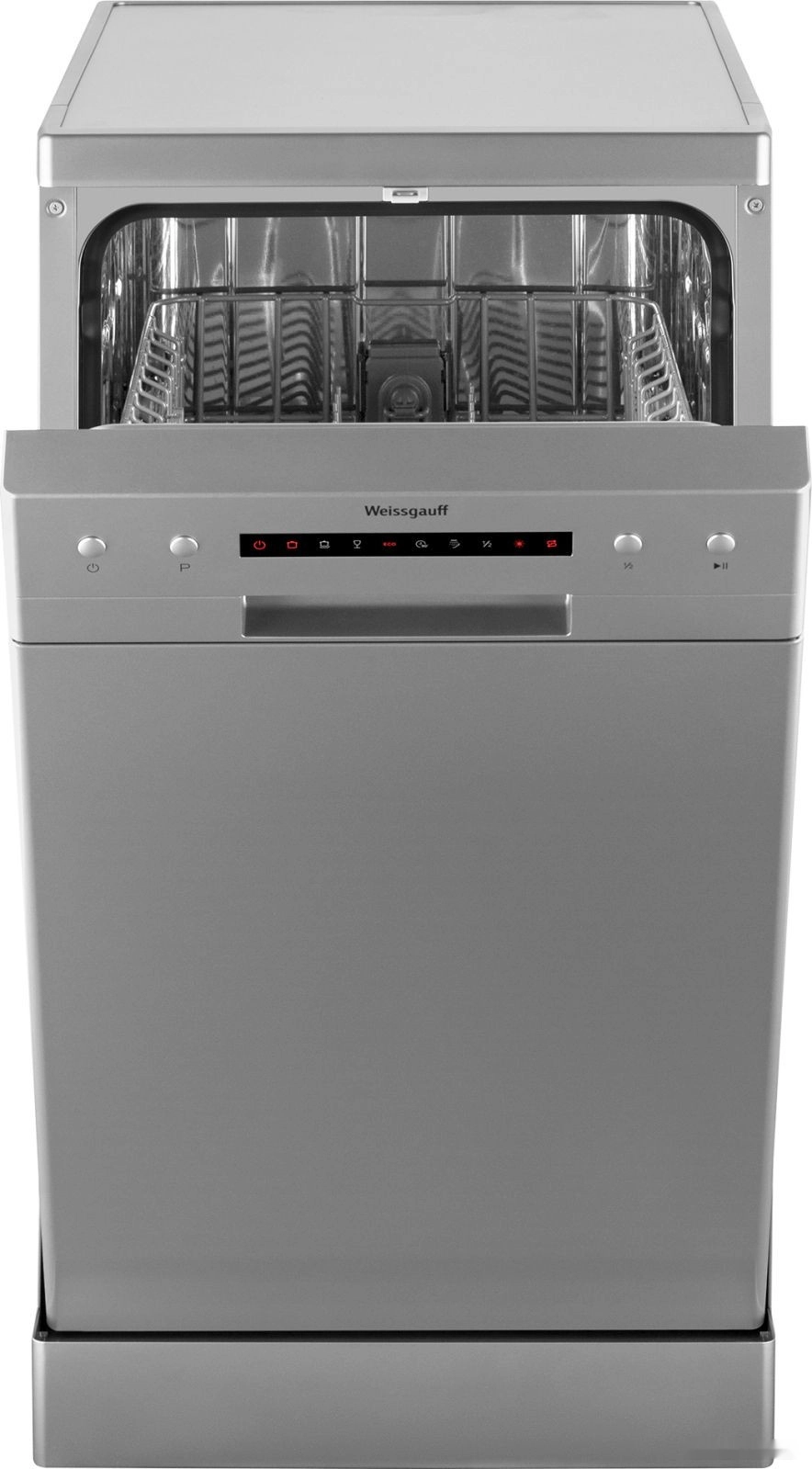 Отдельностоящая посудомоечная машина Weissgauff DW 4526 Silver