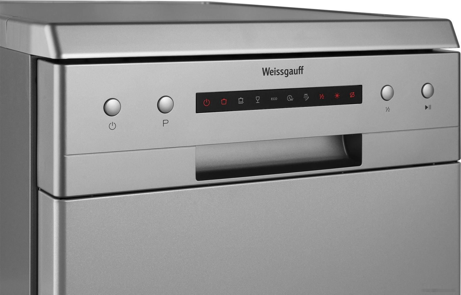 Отдельностоящая посудомоечная машина Weissgauff DW 4526 Silver
