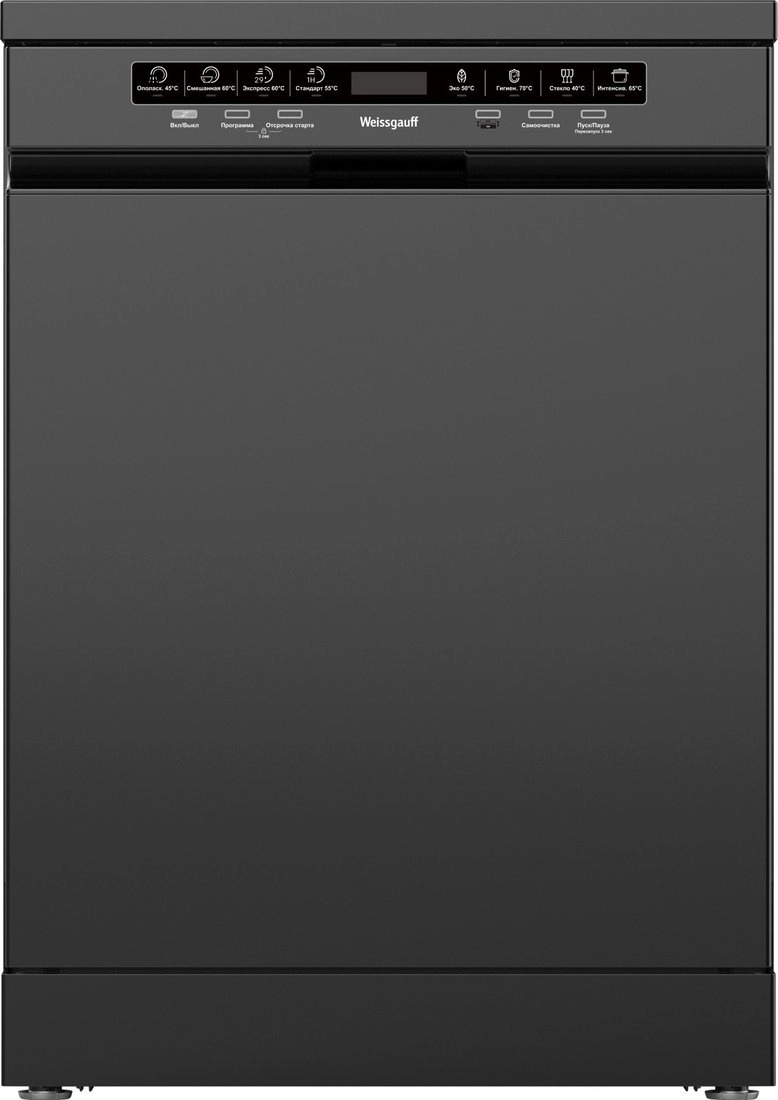 Посудомоечная машина Weissgauff DW 6038 D Dual Wash Black