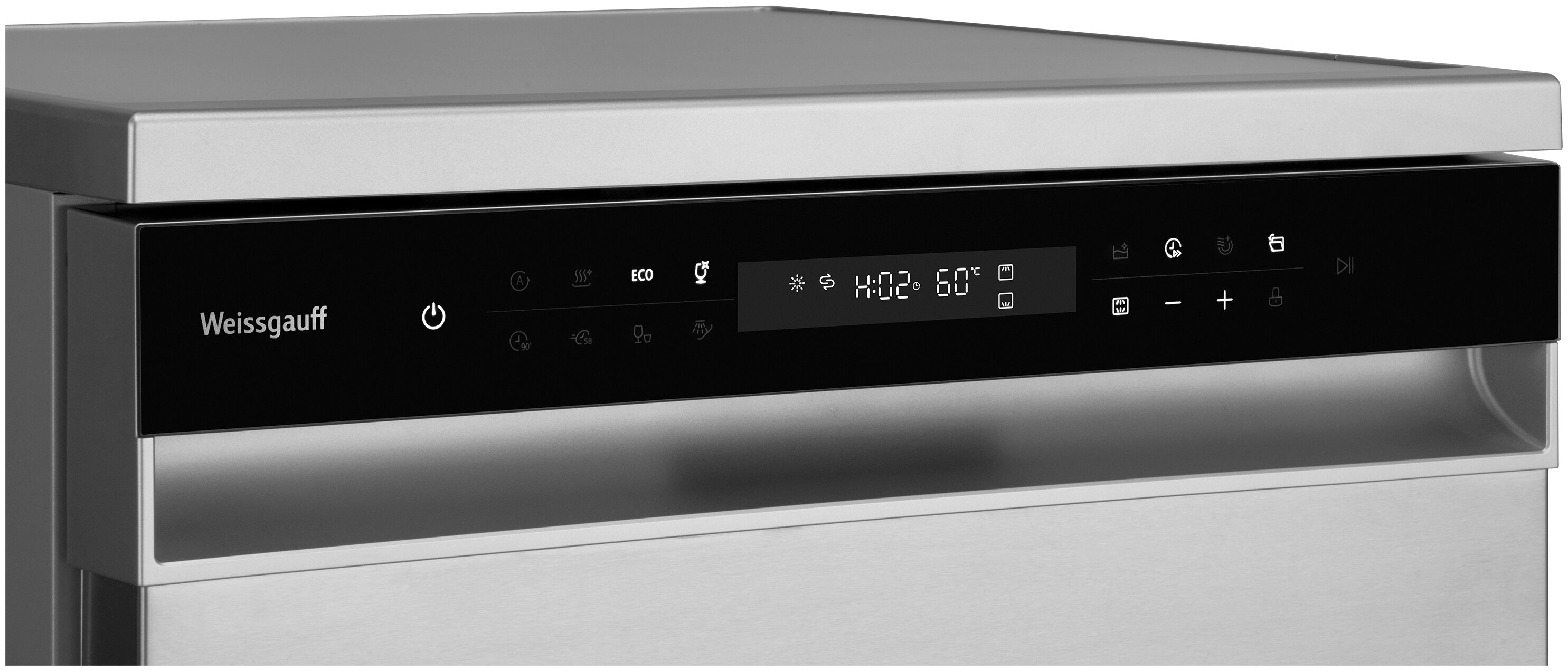 Посудомоечная машина Weissgauff DW 6138 Inverter Touch Inox