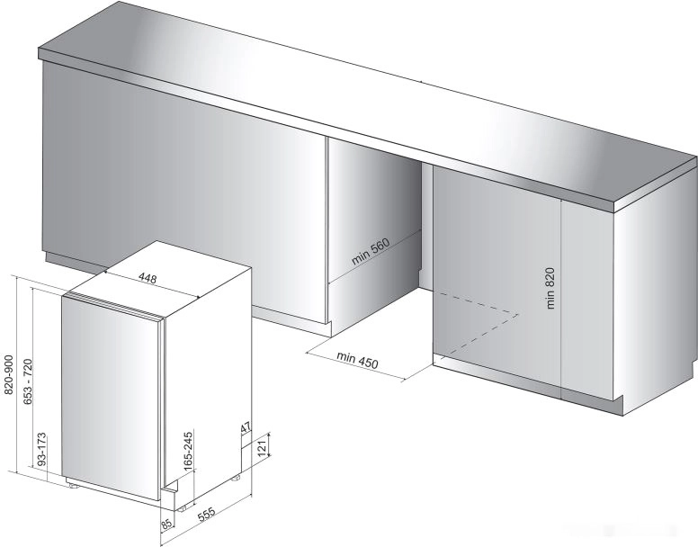 Посудомоечная машина Whirlpool WSIP 4O33 PFE