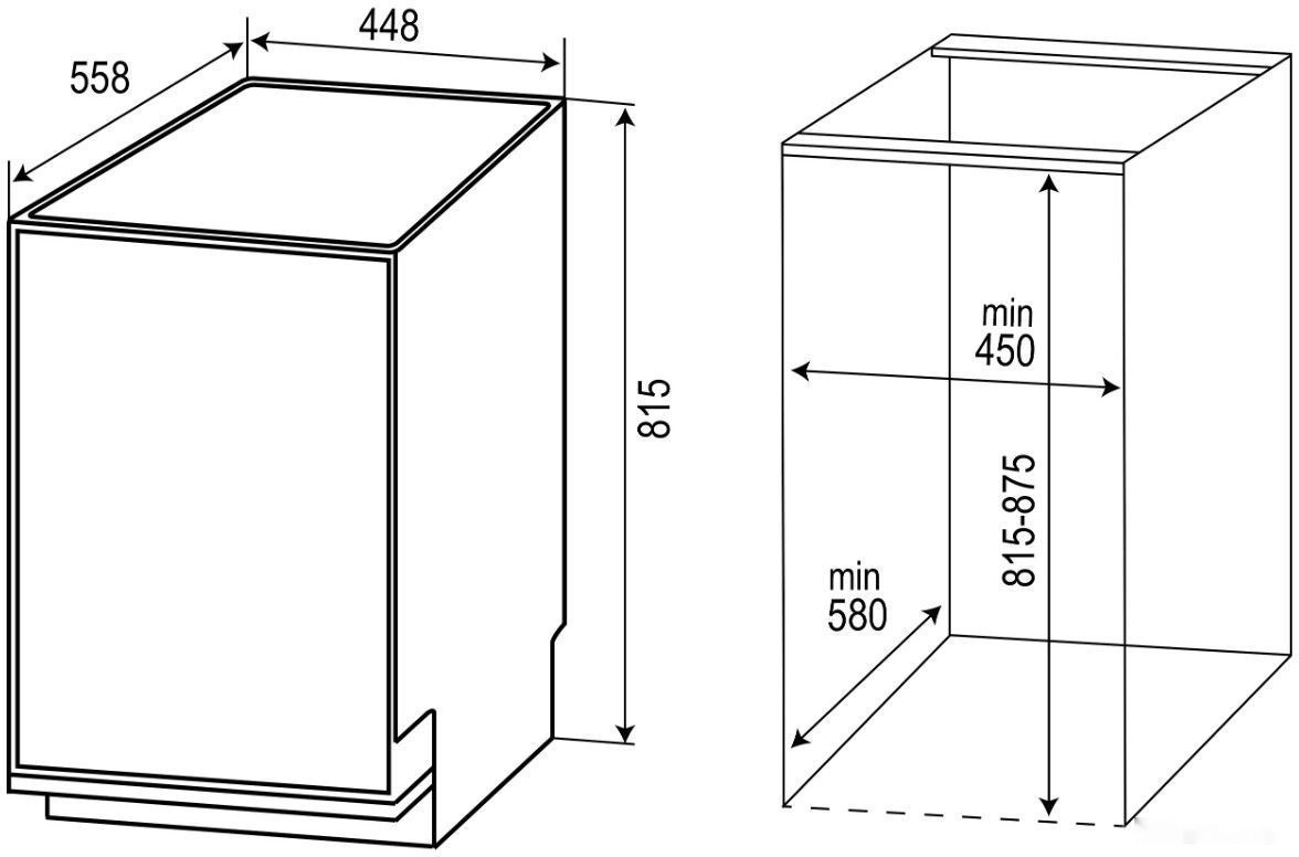 Посудомоечная машина Zigmund & Shtain DW 301.4