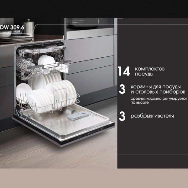 Посудомоечная машина Zigmund & Shtain DW 309.6
