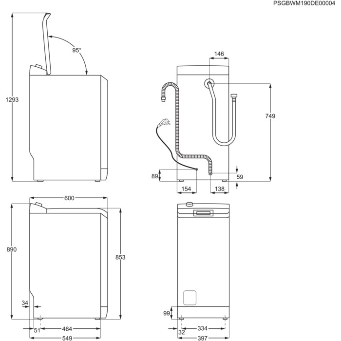 Стиральная машина AEG LTX6GR261