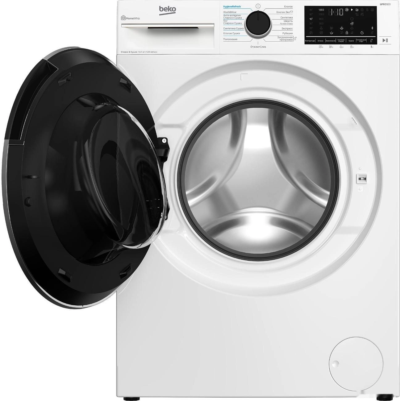 Стирально-сушильная машина Beko B3DFR57H22W