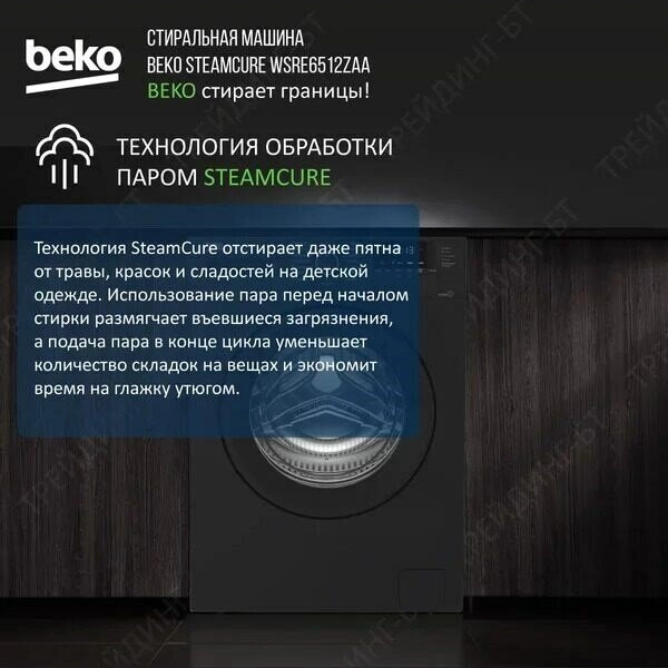 Стиральная машина Beko WSRE6512ZAA