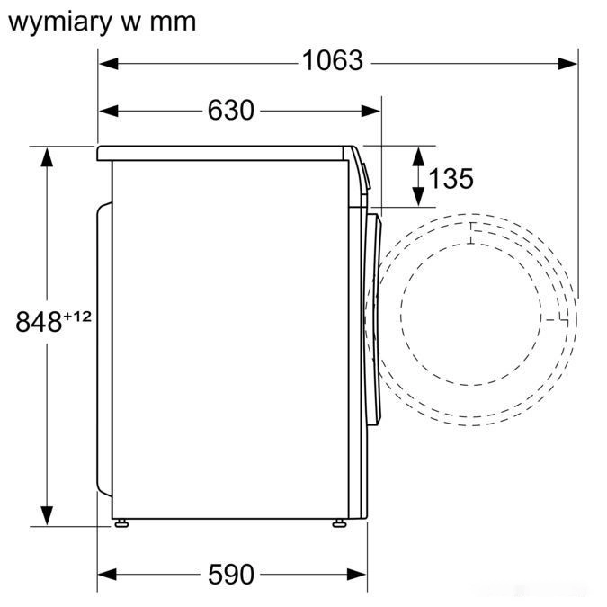 Стирально-сушильная машина Bosch Serie 4 WNA13402PL