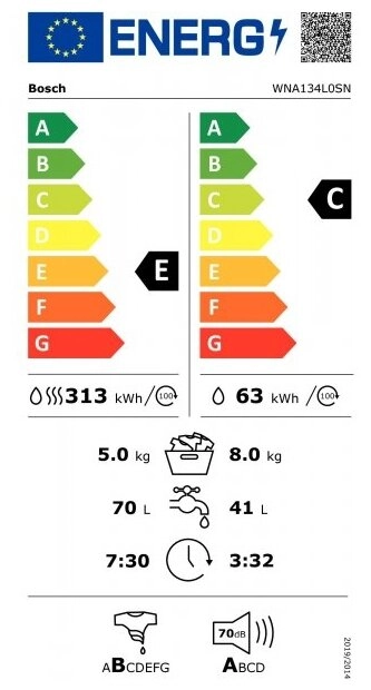 Стиральная машина Bosch WNA134L0SN