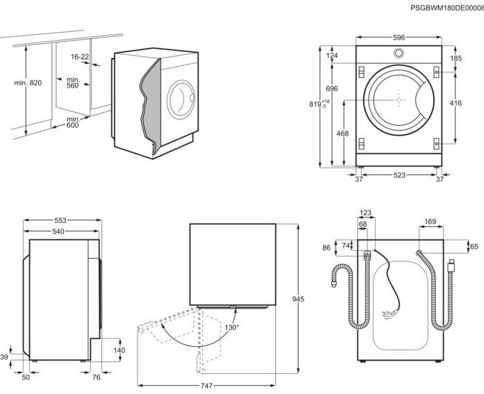 Стирально-сушильная машина Electrolux EW7W368SI