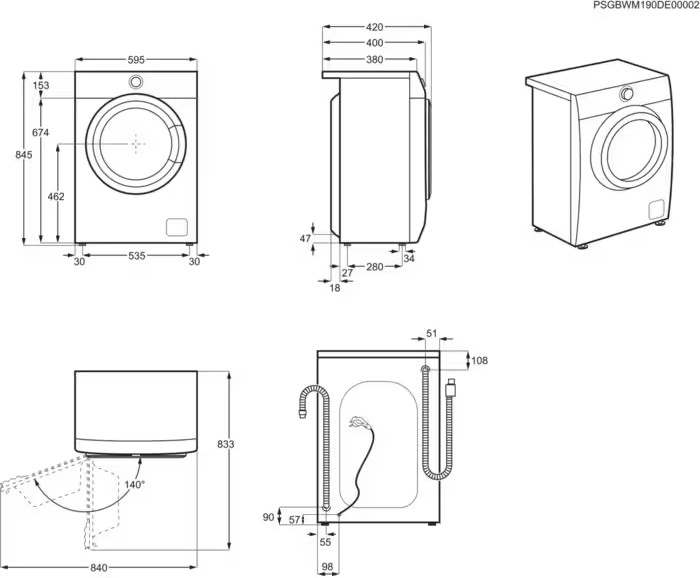 Стиральная машина Electrolux SensiCare 600 EW6SN406BXI