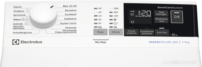 Стиральная машина с вертикальной загрузкой Electrolux SensiCare 600 EW6TN4272P