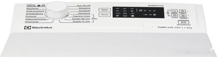 Стиральная машина с вертикальной загрузкой Electrolux TimeCare 500 EW2TN45262P