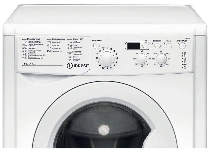 Стиральная машина Indesit EcoTime IWSD 6105 (CIS).L