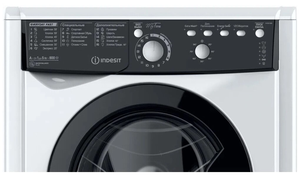 Стиральная машина Indesit EWSB 5085 BK CIS