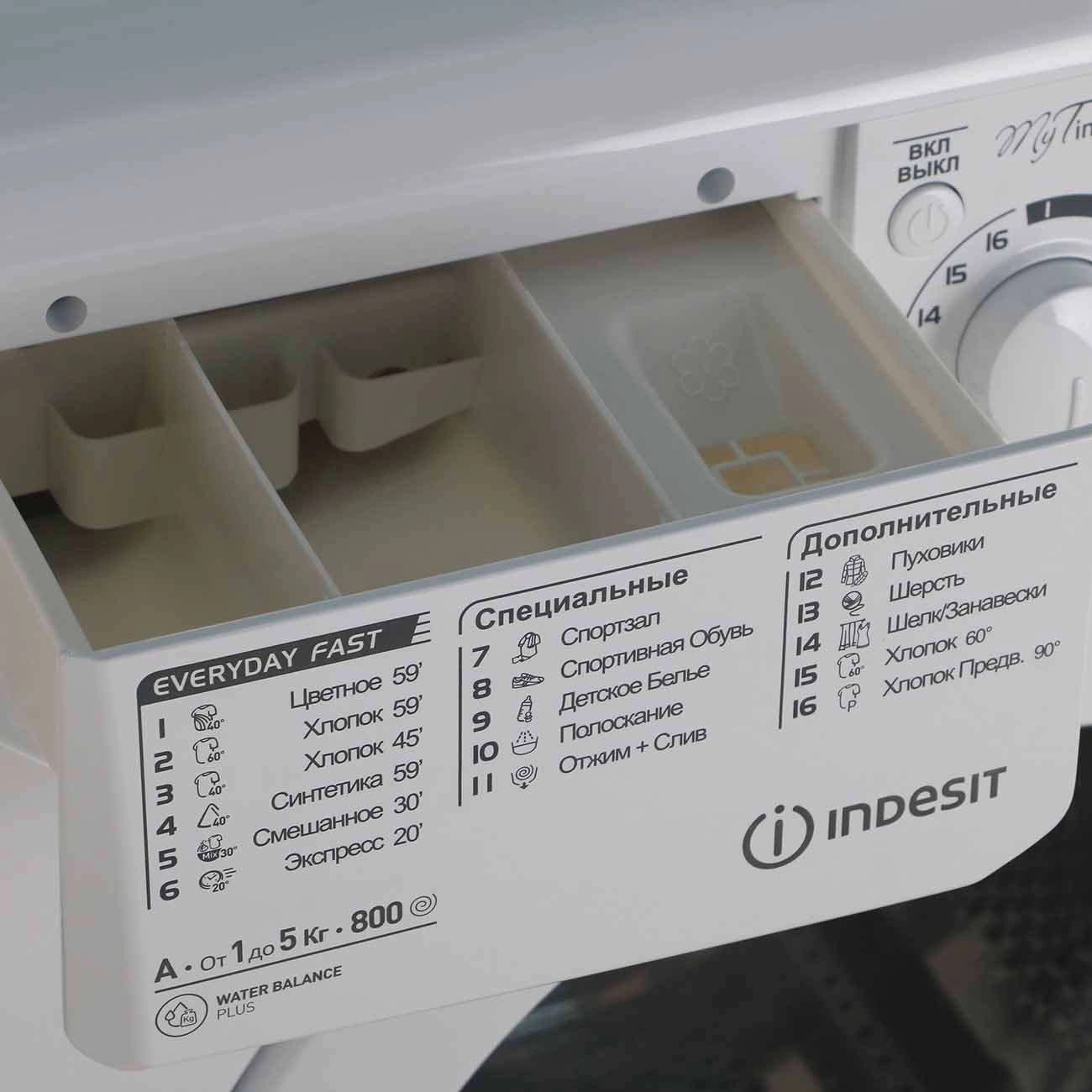 Стиральная машина узкая Indesit EWSB 5085 CIS