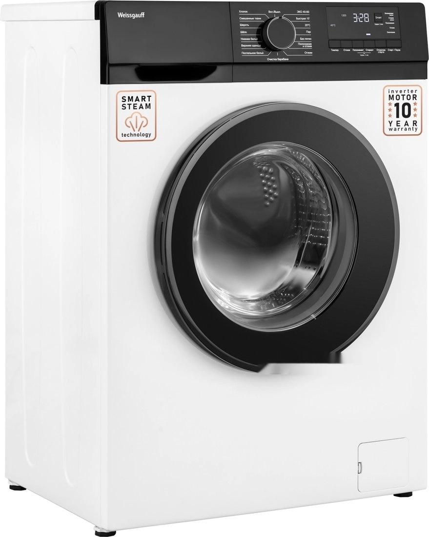 Стиральная машина Weissgauff WM 45127 DC Inverter Steam