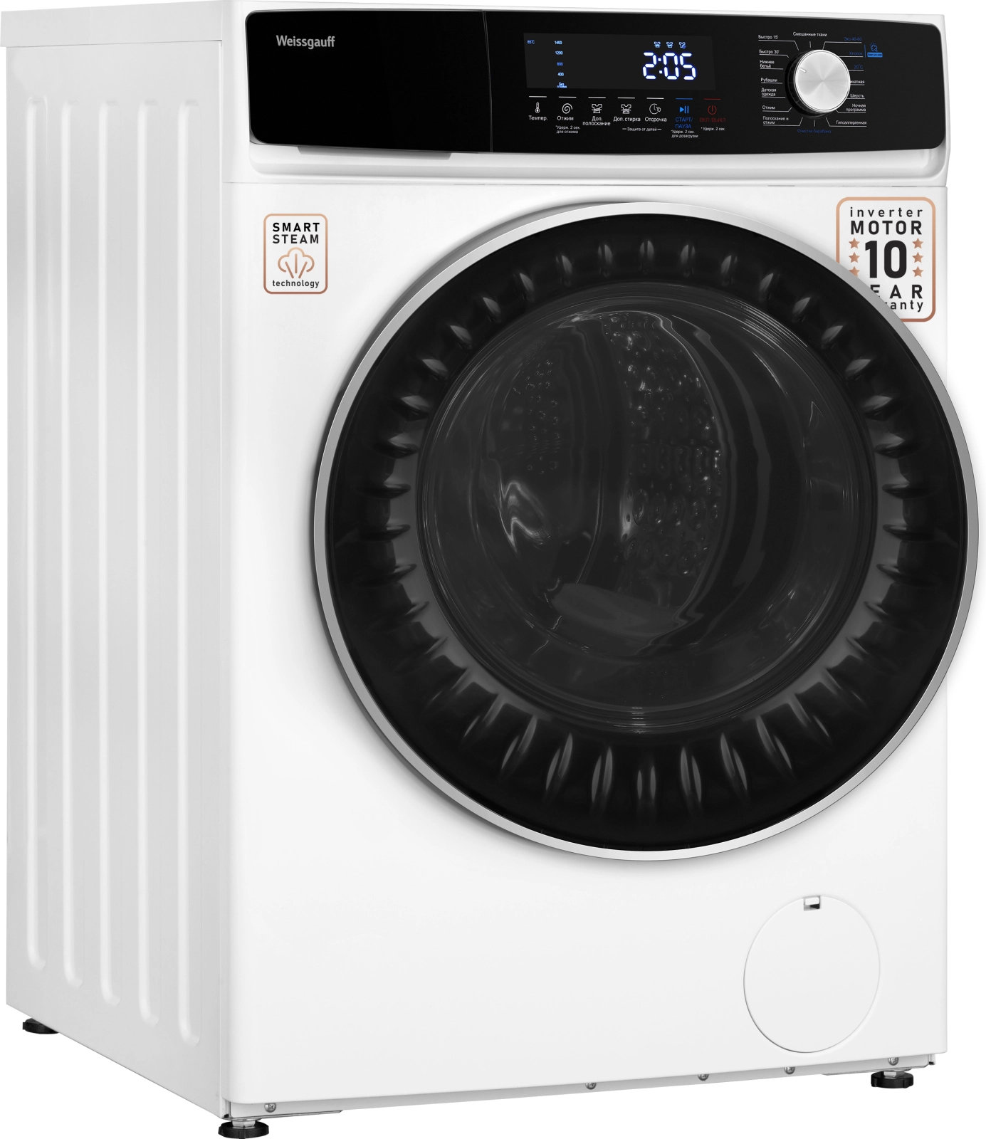 Стиральная машина Weissgauff WM 61410 DC Inverter Steam