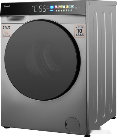 Стиральная машина Weissgauff WM 998 Full Touch DC Inverter Steam Silver