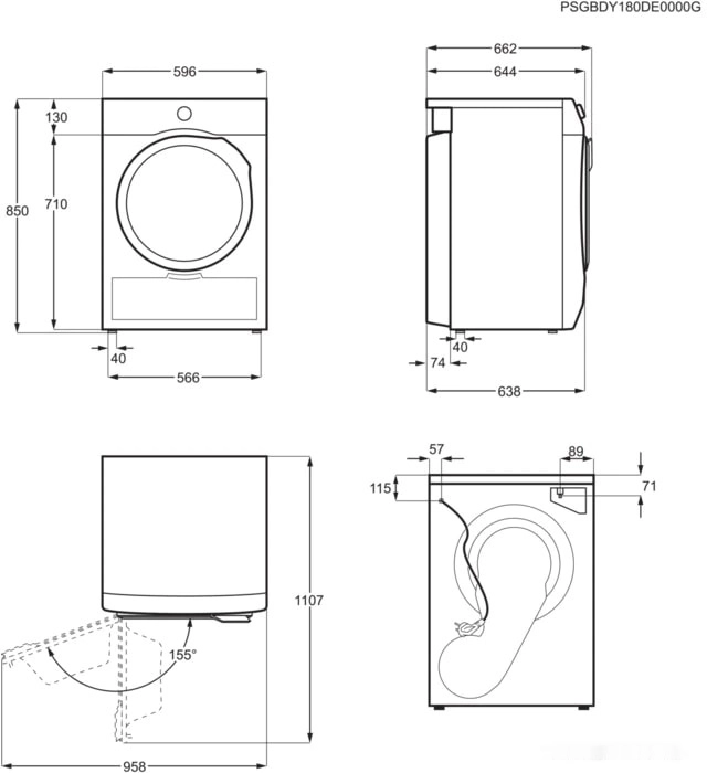 Сушильная машина Electrolux EW9H1R89B