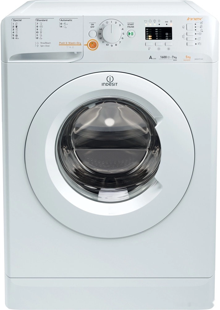 Стирально-сушильная машина Indesit XWDA 751680X W