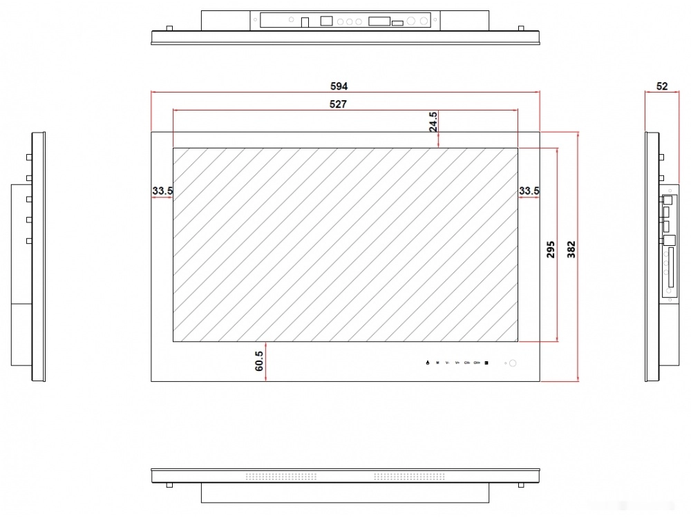 Телевизор AVEL AVS240WS (белый)