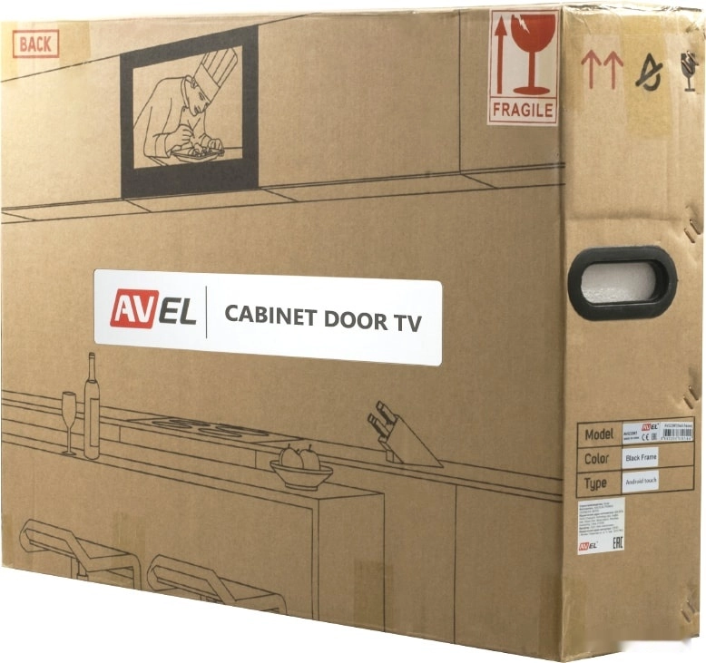 Телевизор AVEL AVS240WS (черный)