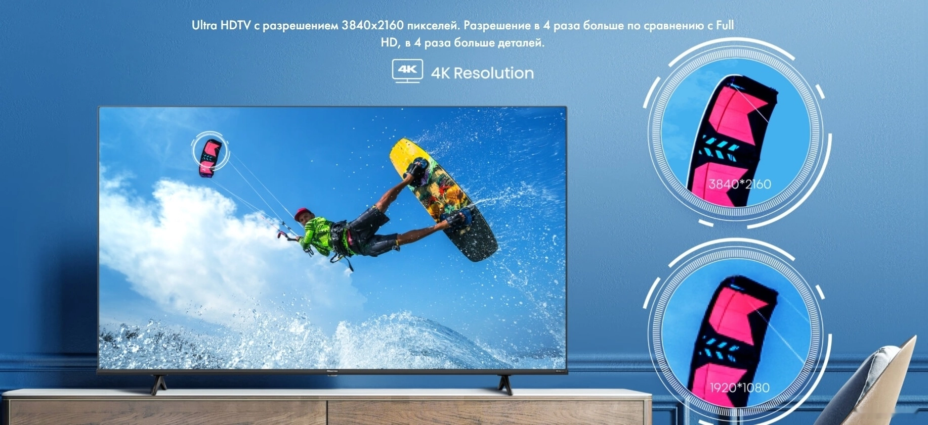 Телевизор Hisense 43E7HQ