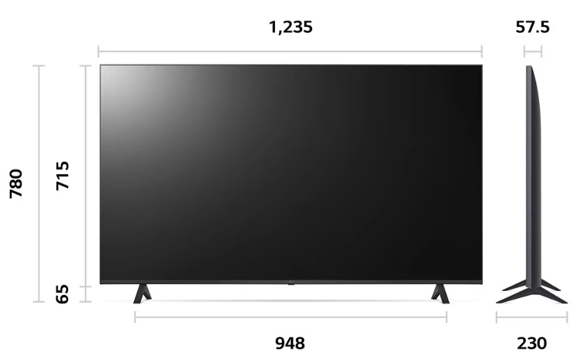 Телевизор LG 55UR78006LK