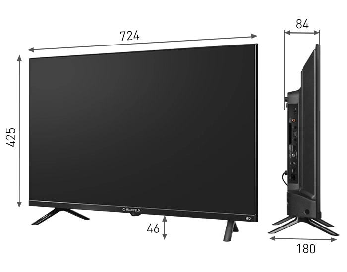 Телевизор Maunfeld MLT32HSX02