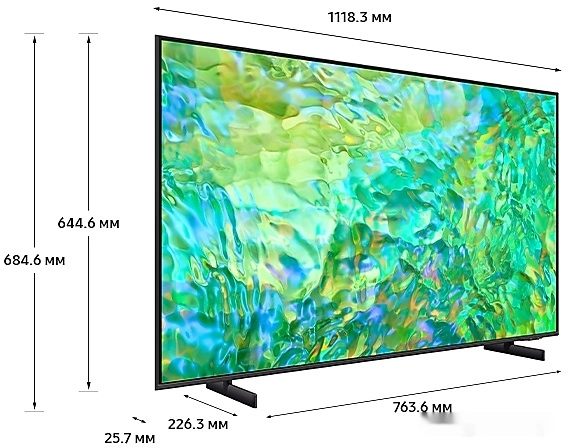 Телевизор Samsung Crystal UHD 4K CU8000 UE50CU8000UXRU