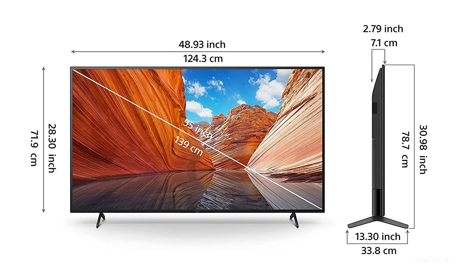 Телевизор Sony KD-55X80J