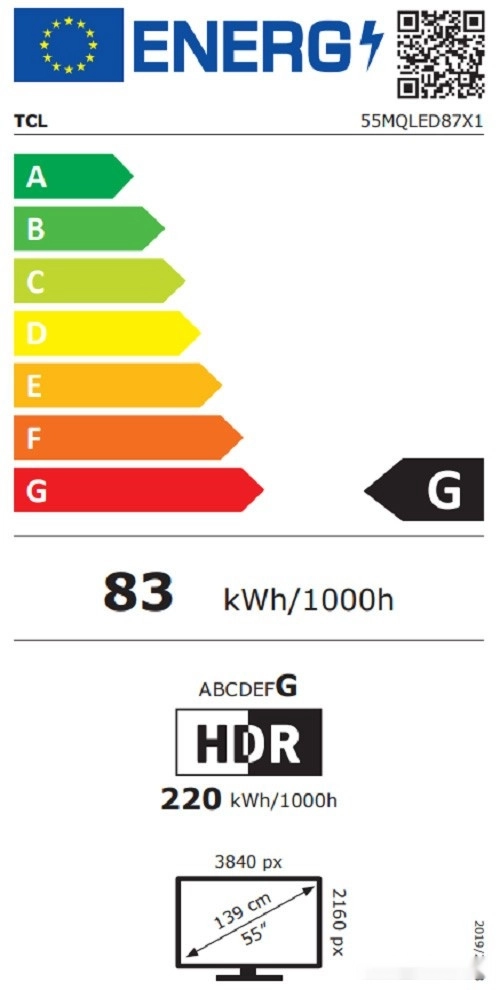 Телевизор TCL 55MQLED87