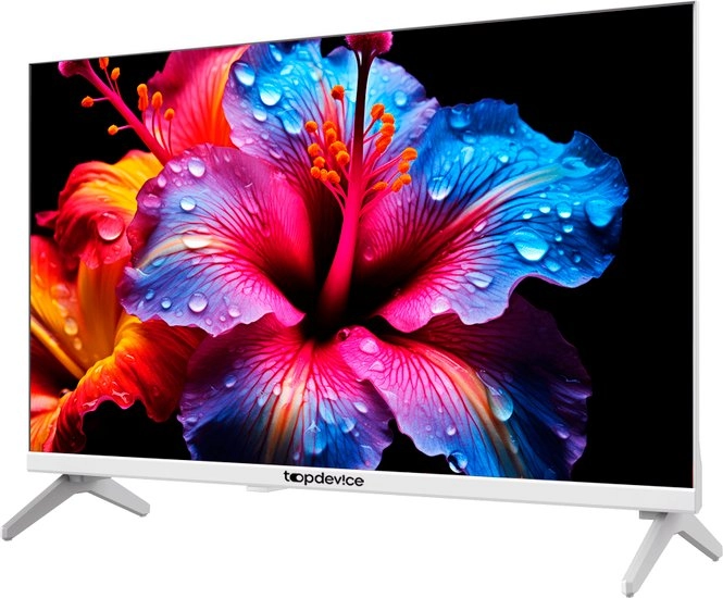 Телевизор TopDevice 24" LED Frameless CN04 (белый)