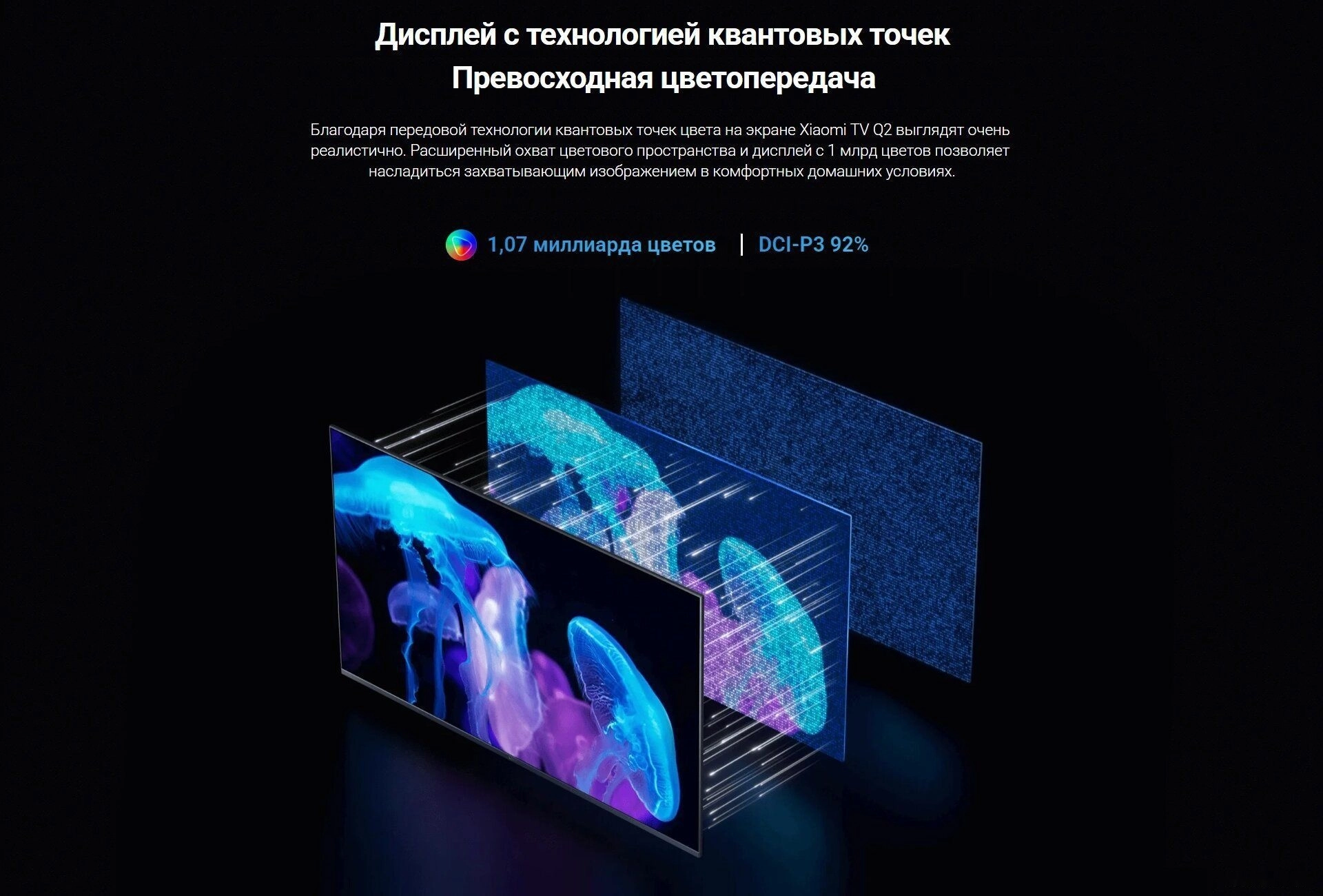 Телевизор Xiaomi TV Q2 65" (международная версия)