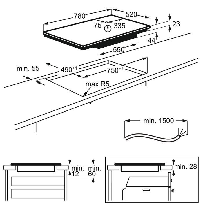 Варочная панель AEG IAE84881FB