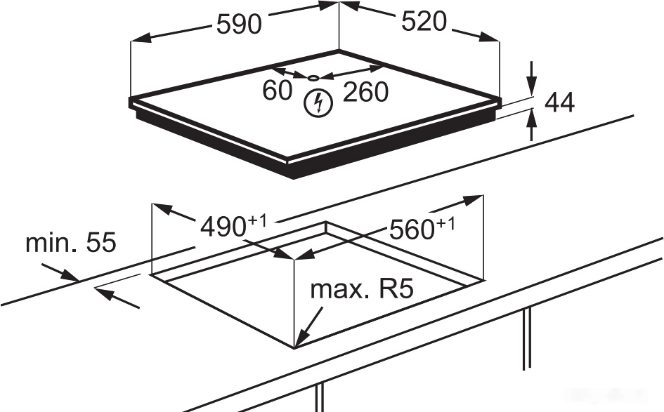 Варочная панель AEG IKR64301FB