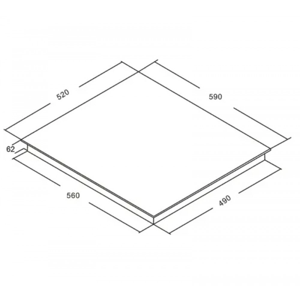 Варочная панель AKPO PIA 60 940 12CC BL