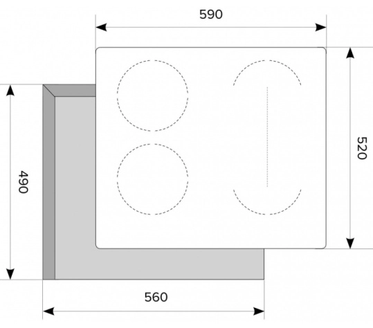 Варочная панель AKPO PIA 60 941 17CC BL