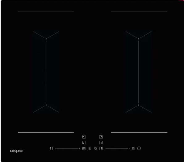 Варочная панель AKPO PIA 60 942 18FZ BL