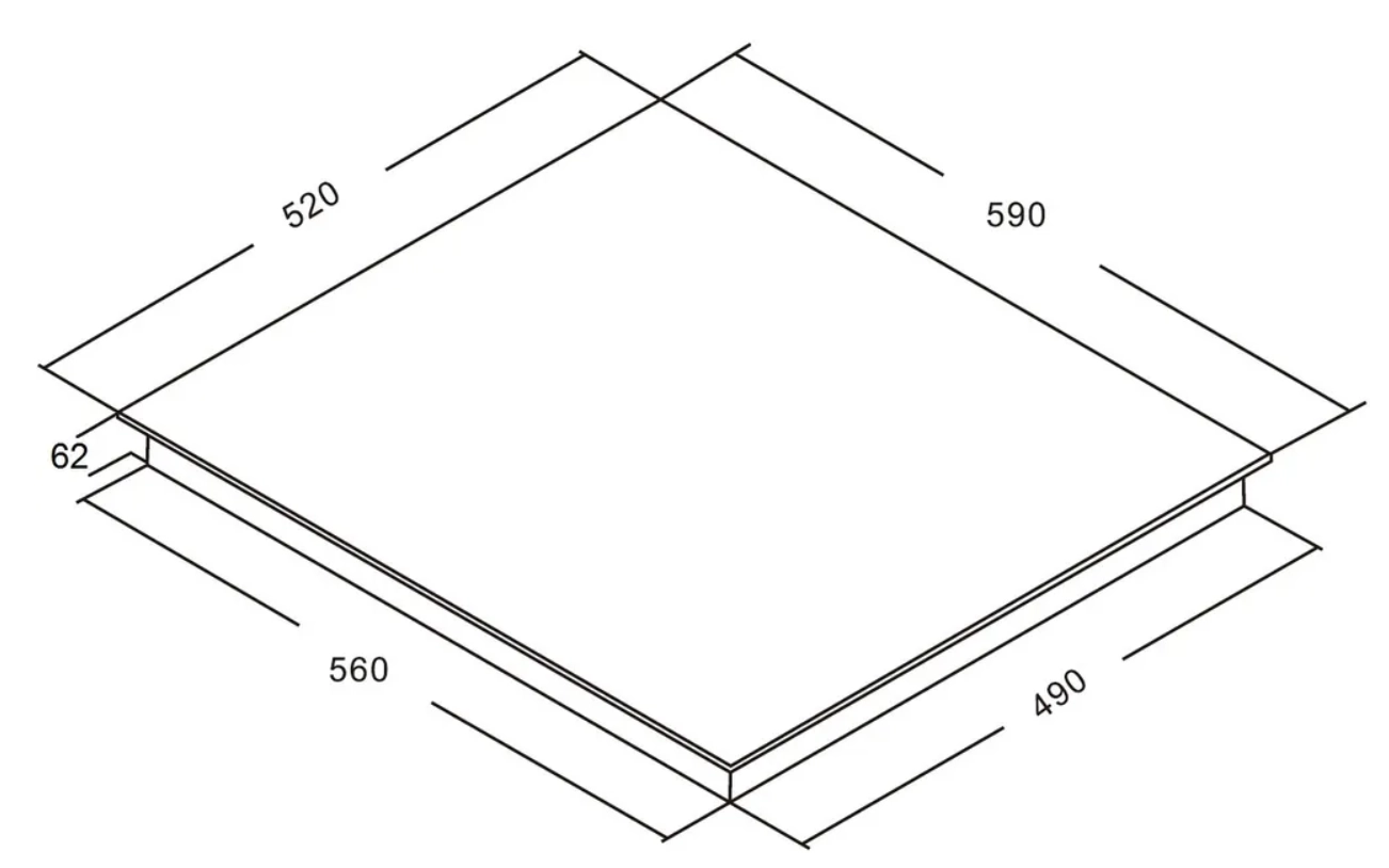 Варочная панель AKPO PIA 60 942 18FZ BL